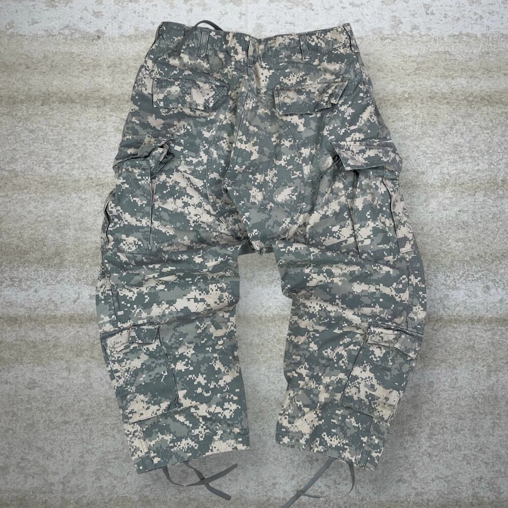 Vintage 90s Military Tactical Pants 32x26 Baggy Wide Leg Digital Camo Medium